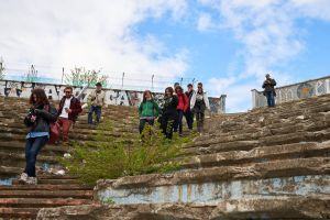 Abandoned outdoor theater